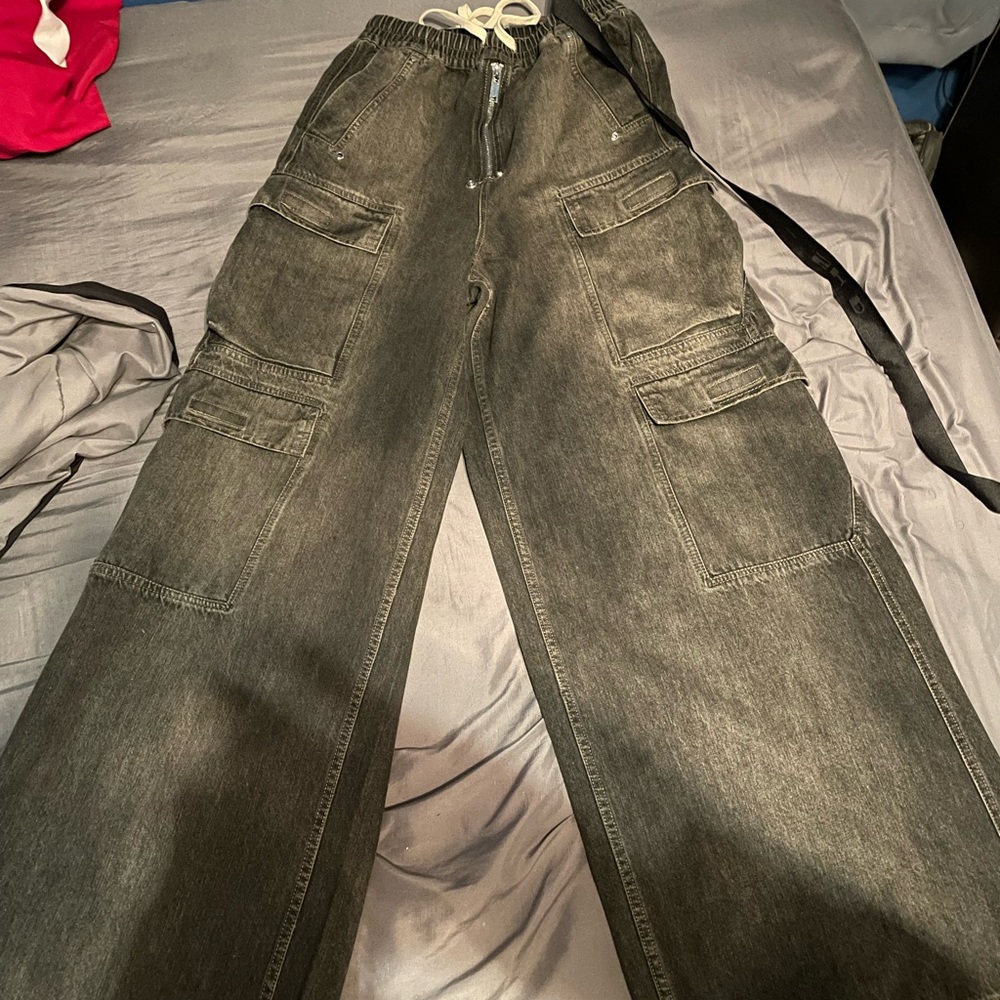 Rick Owen cargo pants baggy